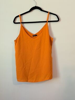 Cotton On Bright Yellow Satin V-Neck Camisole